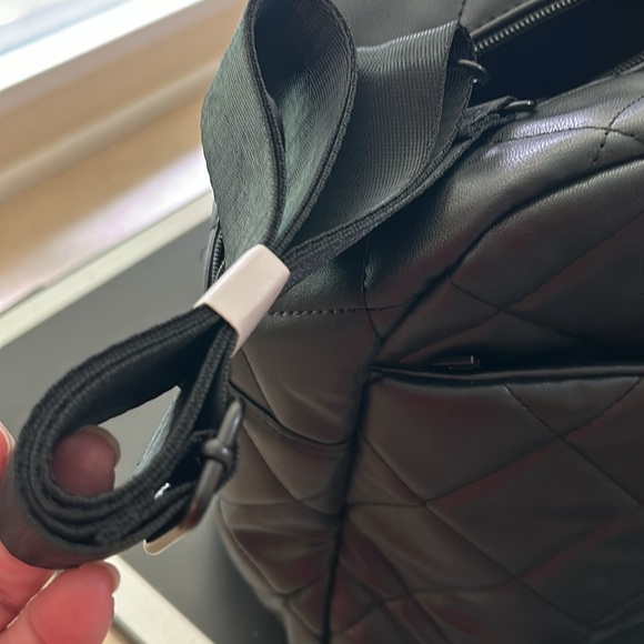 Gilda Paris Large Black Crossbody weekender Bag | GGH-514 very spacious NWT - Picture 4 of 7